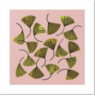 Ginkgo Leaves Posters and Art